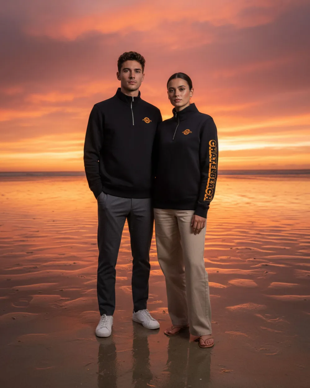 Sweat Col Montant "Tide Seeker" Unisexe