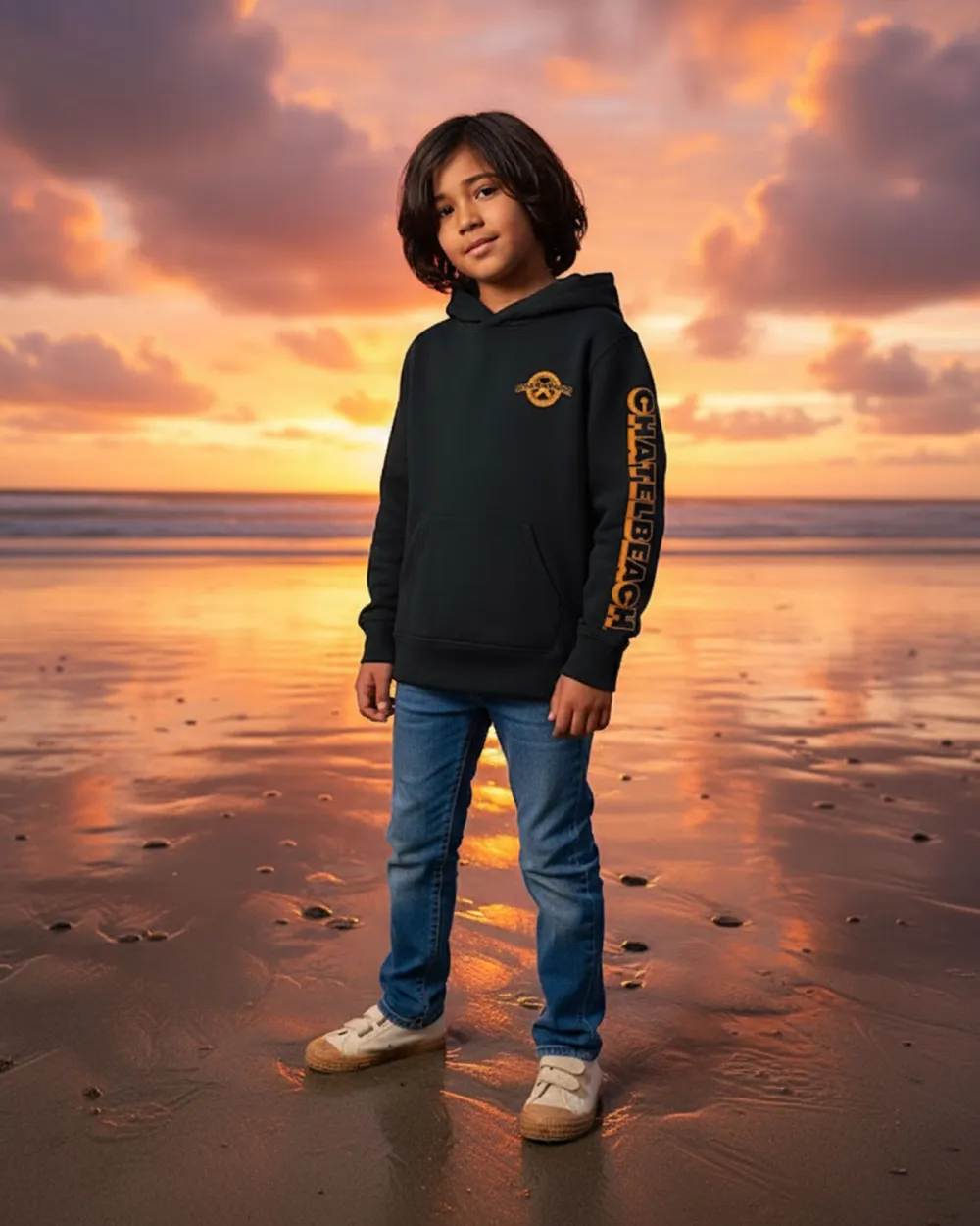 Sweat Capuche Enfant "Tide Seeker"