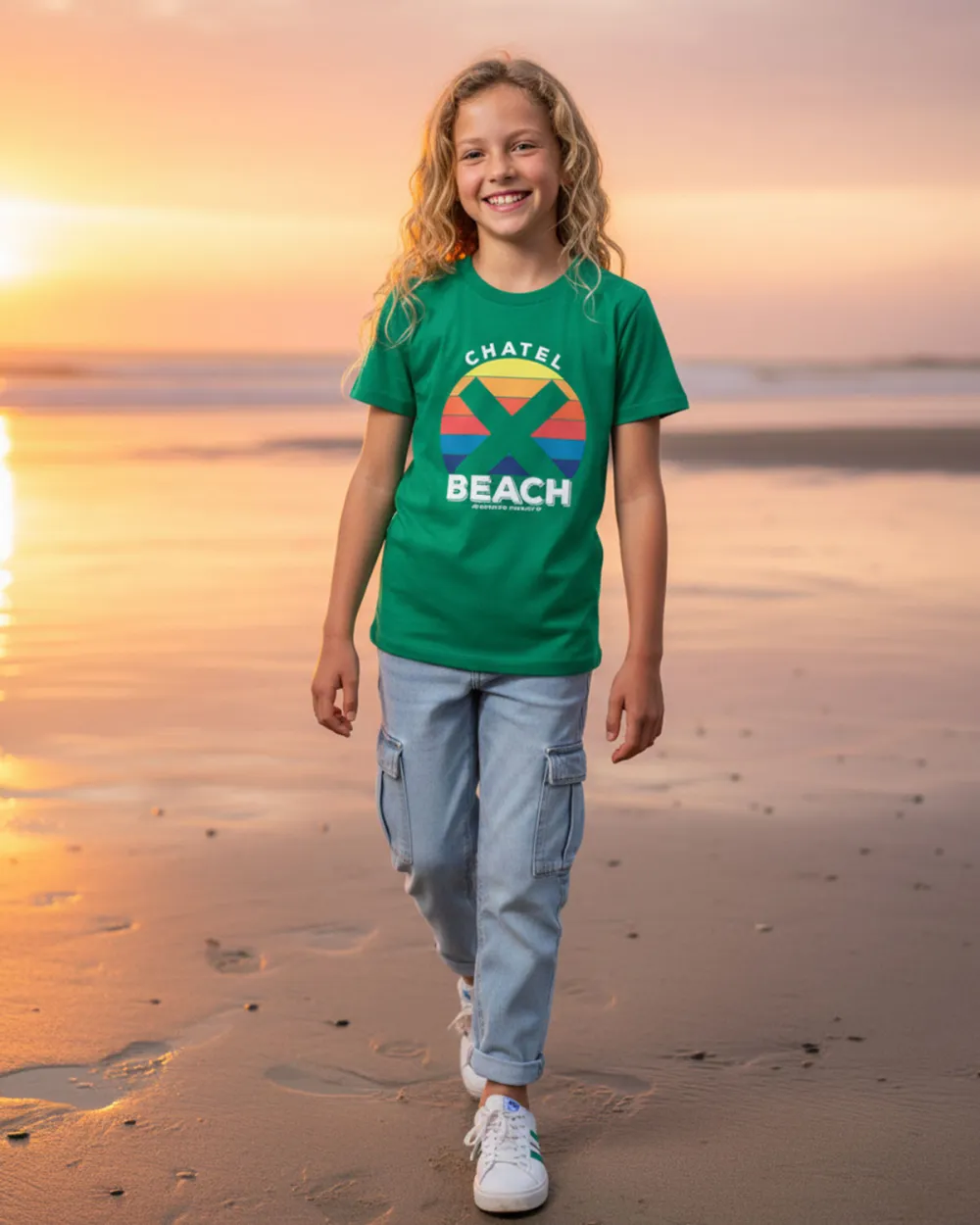 T-Shirt Enfant "Sunset Bold"