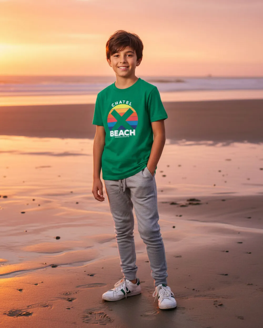 T-Shirt Enfant "Sunset Bold"