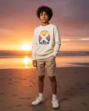 Sweat Enfant Col Rond "Sunset Classic"