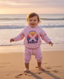 Sweat Bébé "Sunset" Col Rond