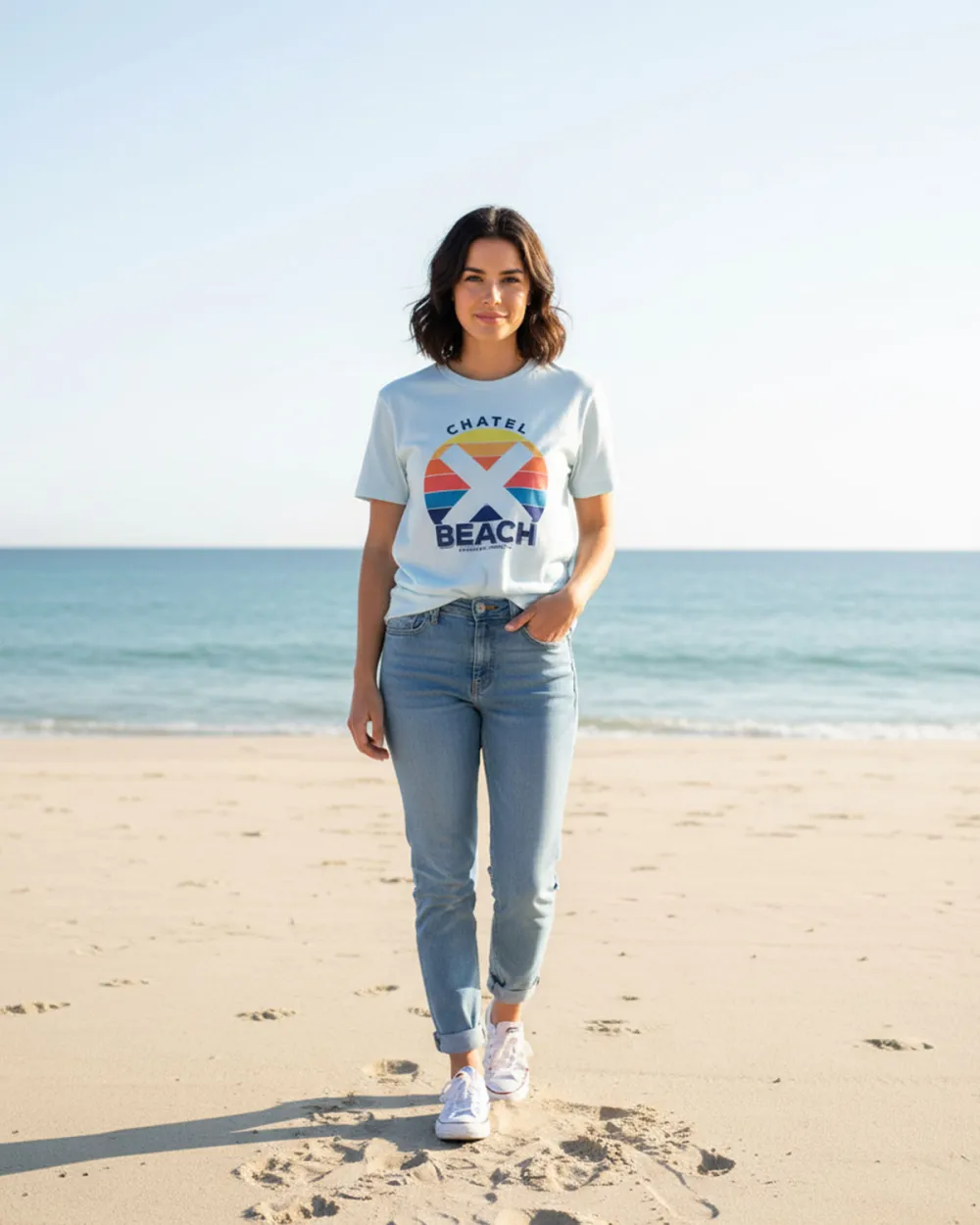 T-Shirt Femme "Sunset Classic"