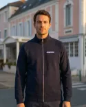 Veste Zippée Col Montant "Patch brodé"