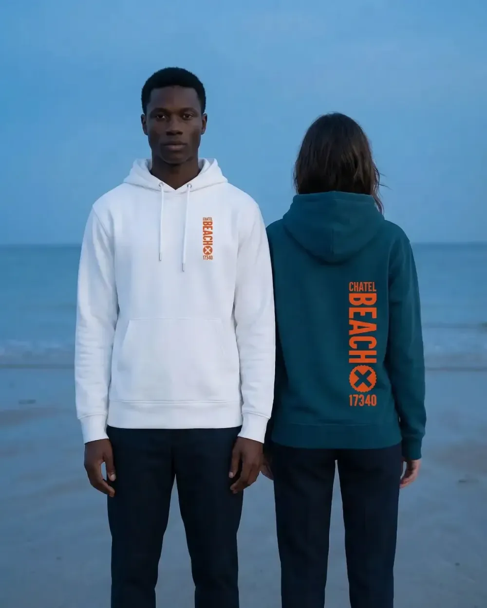 Sweat Capuche "Vertical" Feutrine