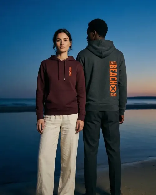 Sweat Capuche "Vertical" Feutrine