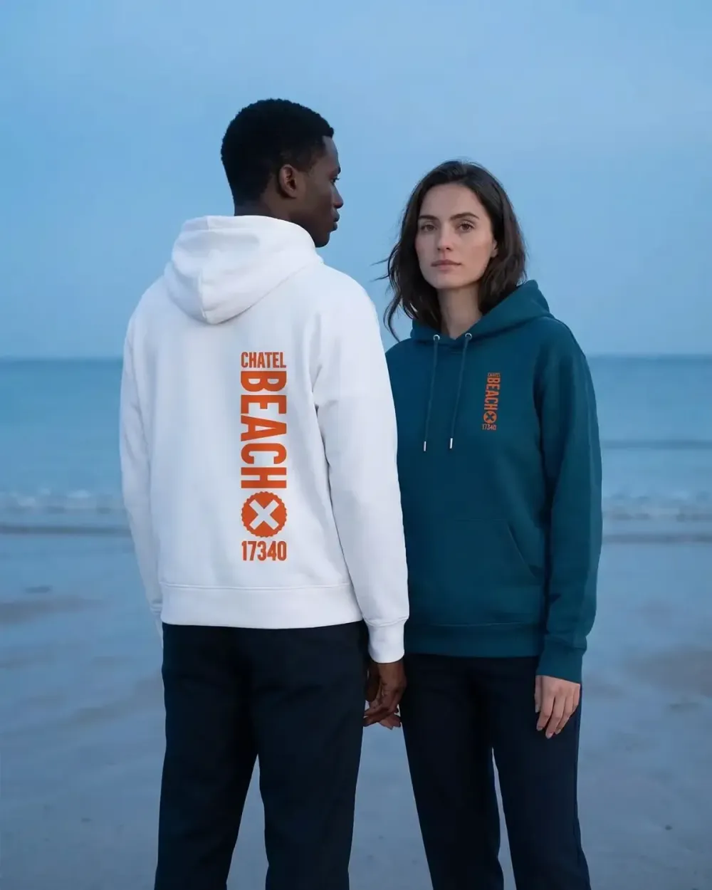 Sweat Capuche "Vertical" Feutrine