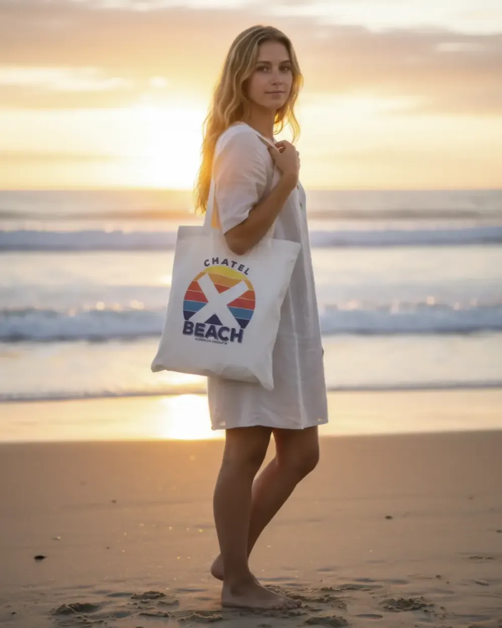 Light Tote Bag "Sunset Classic"