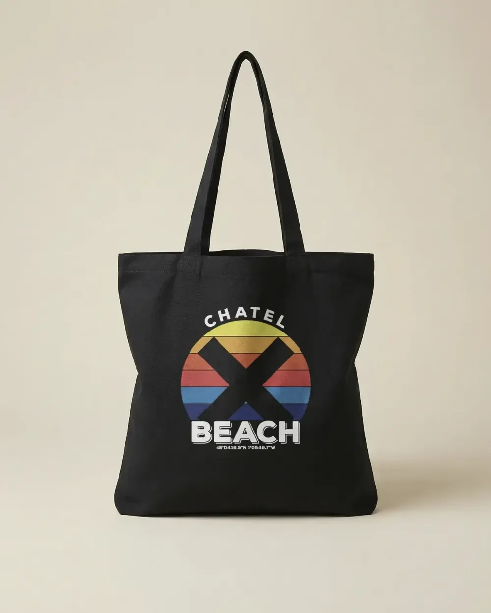 Light Tote Bag "Sunset Bold"