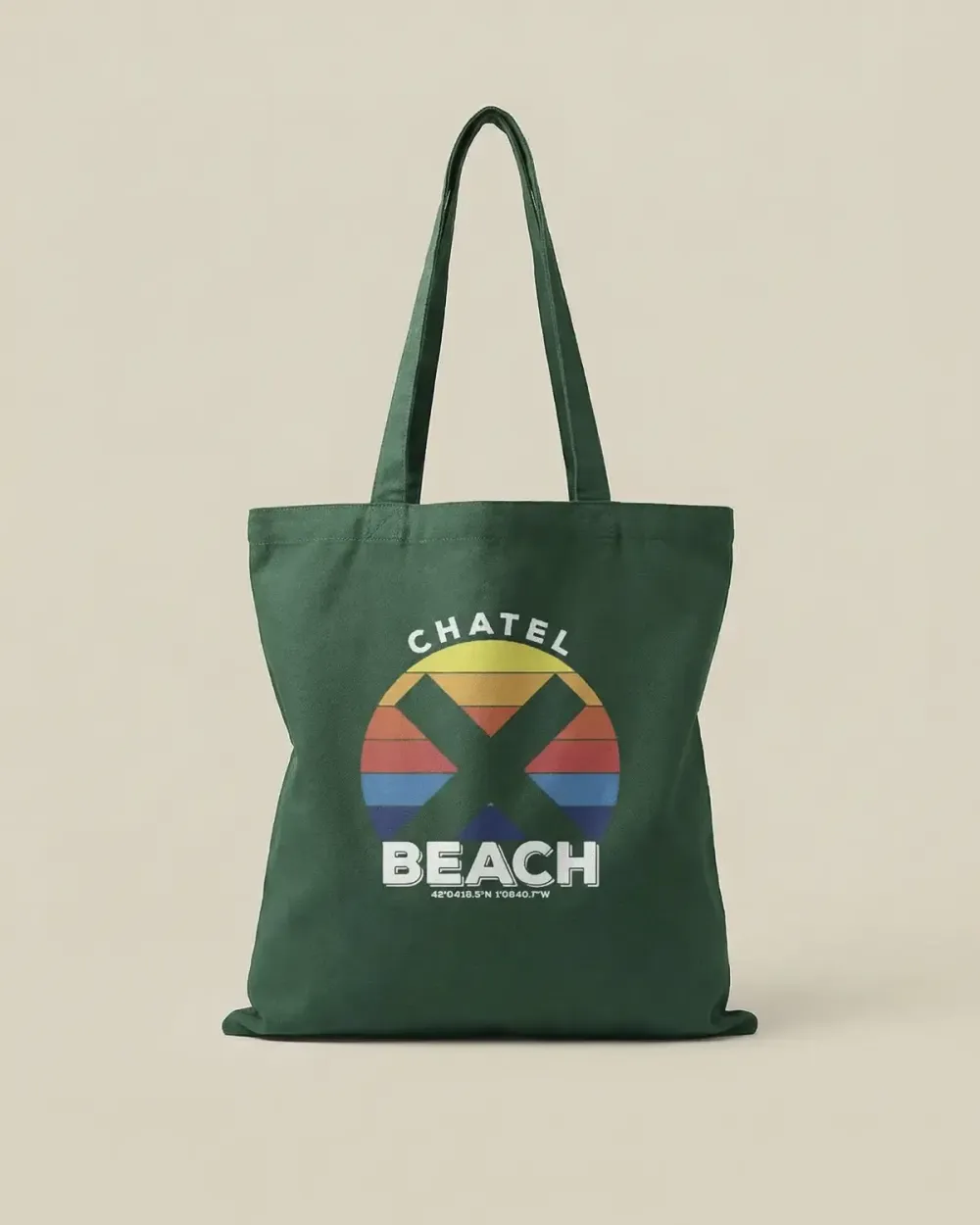 Light Tote Bag "Sunset Bold"