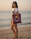 Light Tote Bag "Sunset Bold"