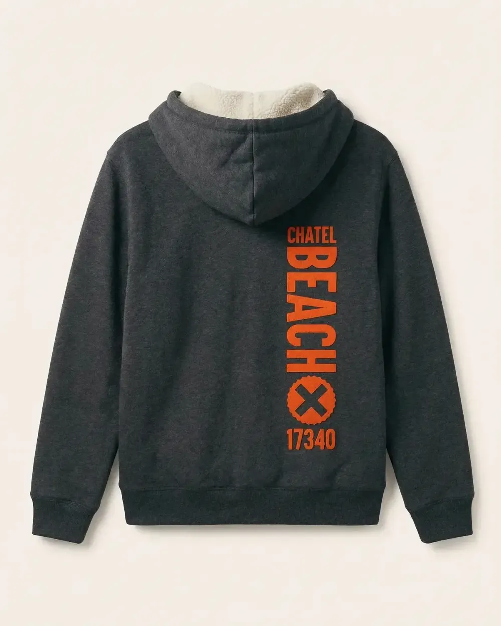 Veste Zippée Sherpa "Vertical" Feutrine