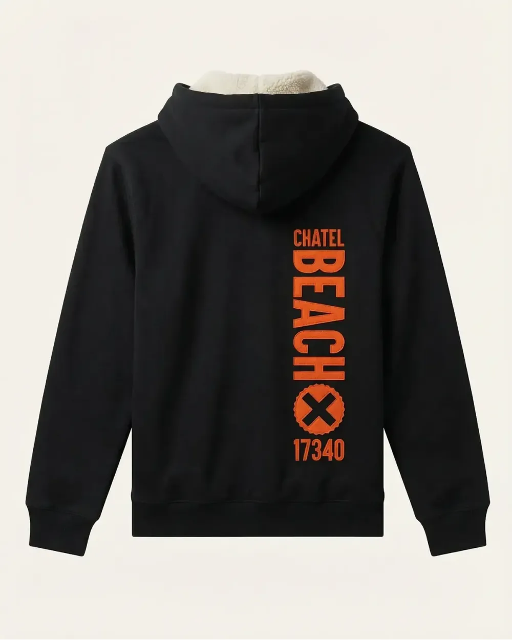 Veste Zippée Sherpa "Vertical" Feutrine