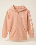 Veste Enfant Signature Blanche - Coton bio - Chatel Beach
