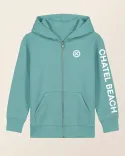 Veste Enfant Signature Blanche - Coton bio - Chatel Beach
