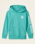 Sweat Enfant Capuche Signature - Coton bio - Chatel Beach