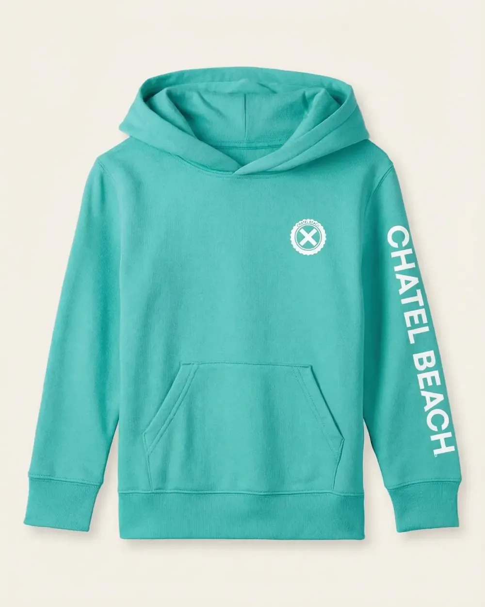 Sweat Enfant Capuche Signature - Coton bio - Chatel Beach