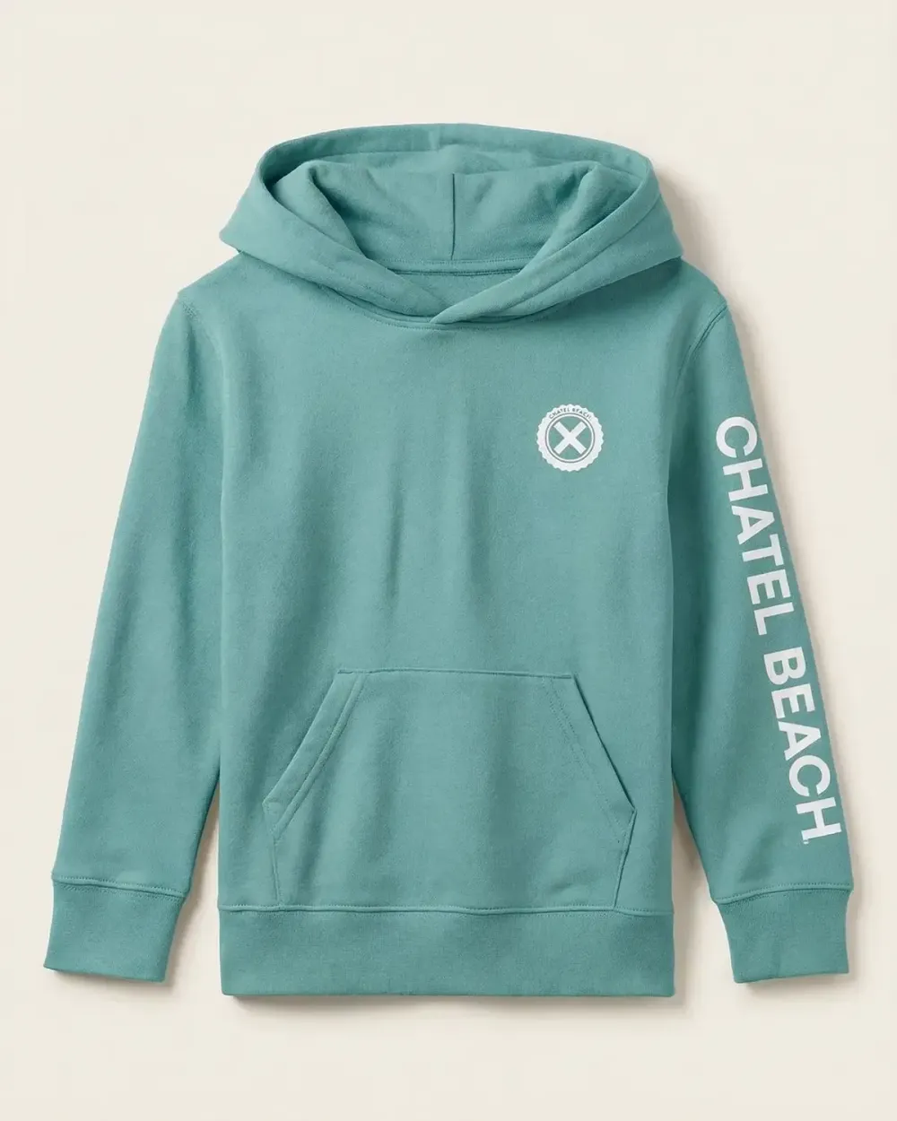 Sweat Enfant Capuche Signature - Coton bio - Chatel Beach