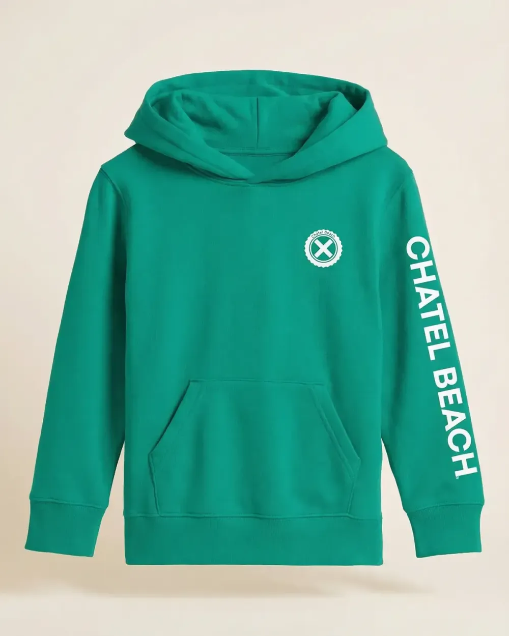 Sweat Enfant Capuche Signature - Coton bio - Chatel Beach