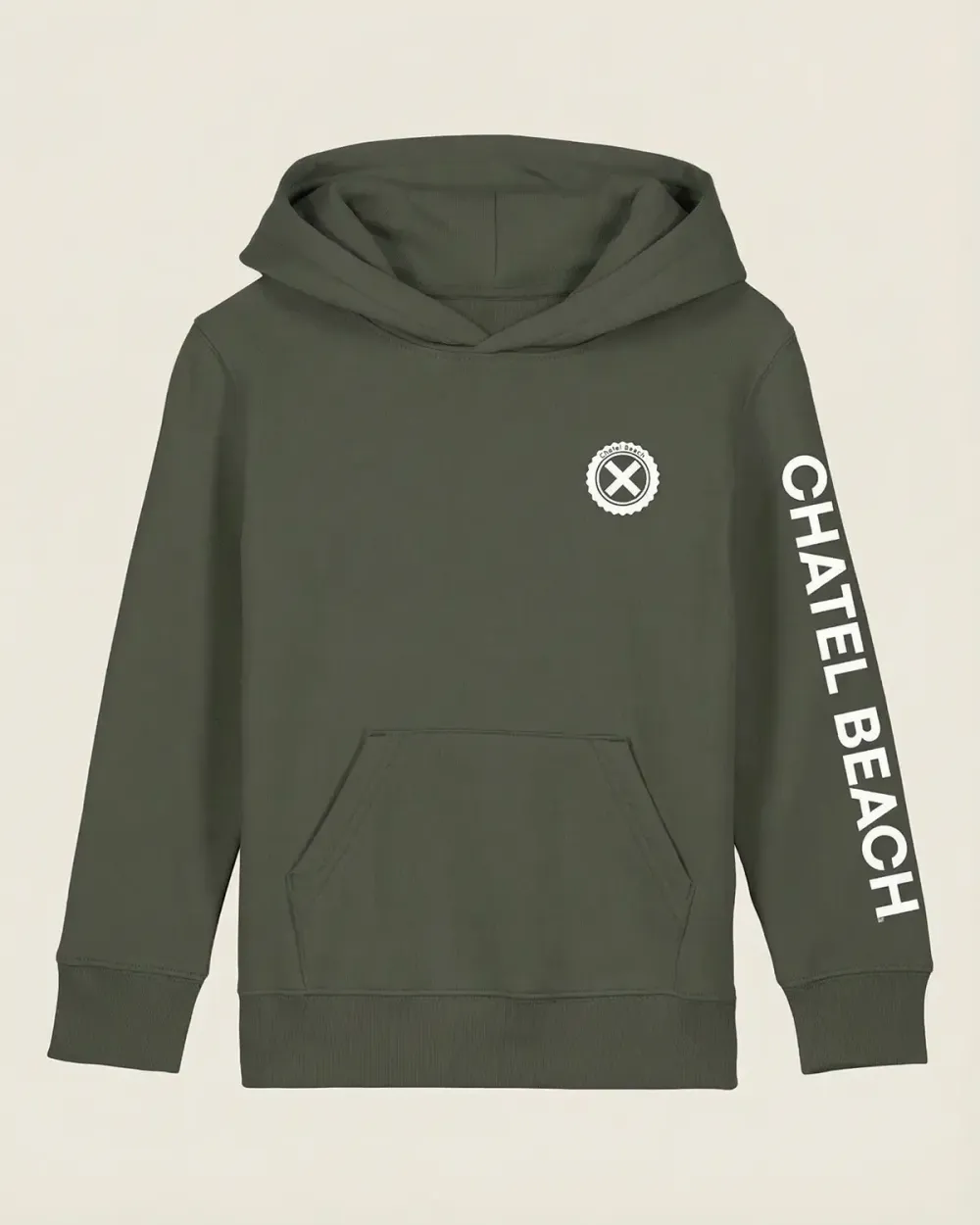 Sweat Enfant Capuche Signature - Coton bio - Chatel Beach