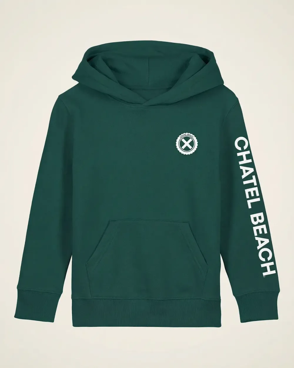 Sweat Enfant Capuche Signature - Coton bio - Chatel Beach