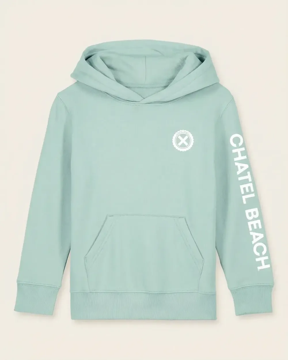 Sweat Enfant Capuche Signature - Coton bio - Chatel Beach