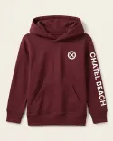 Sweat Enfant Capuche Signature - Coton bio - Chatel Beach