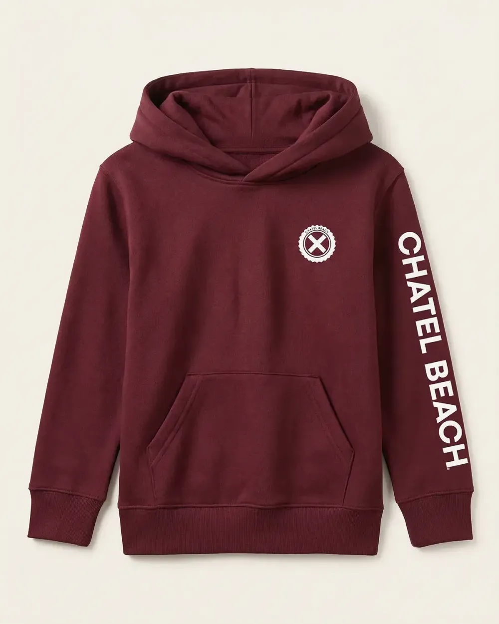 Sweat Enfant Capuche Signature - Coton bio - Chatel Beach