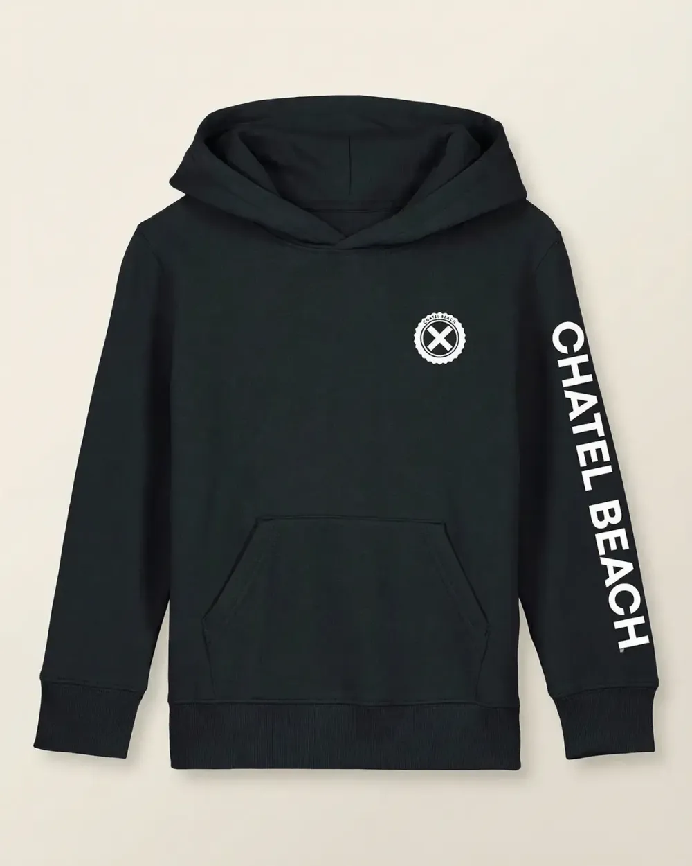 Sweat Enfant Capuche Signature - Coton bio - Chatel Beach