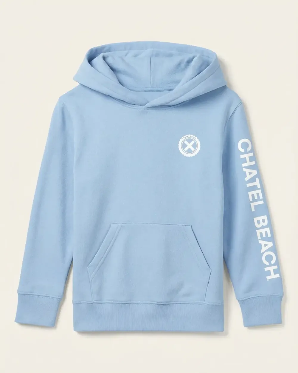 Sweat Enfant Capuche Signature - Coton bio - Chatel Beach