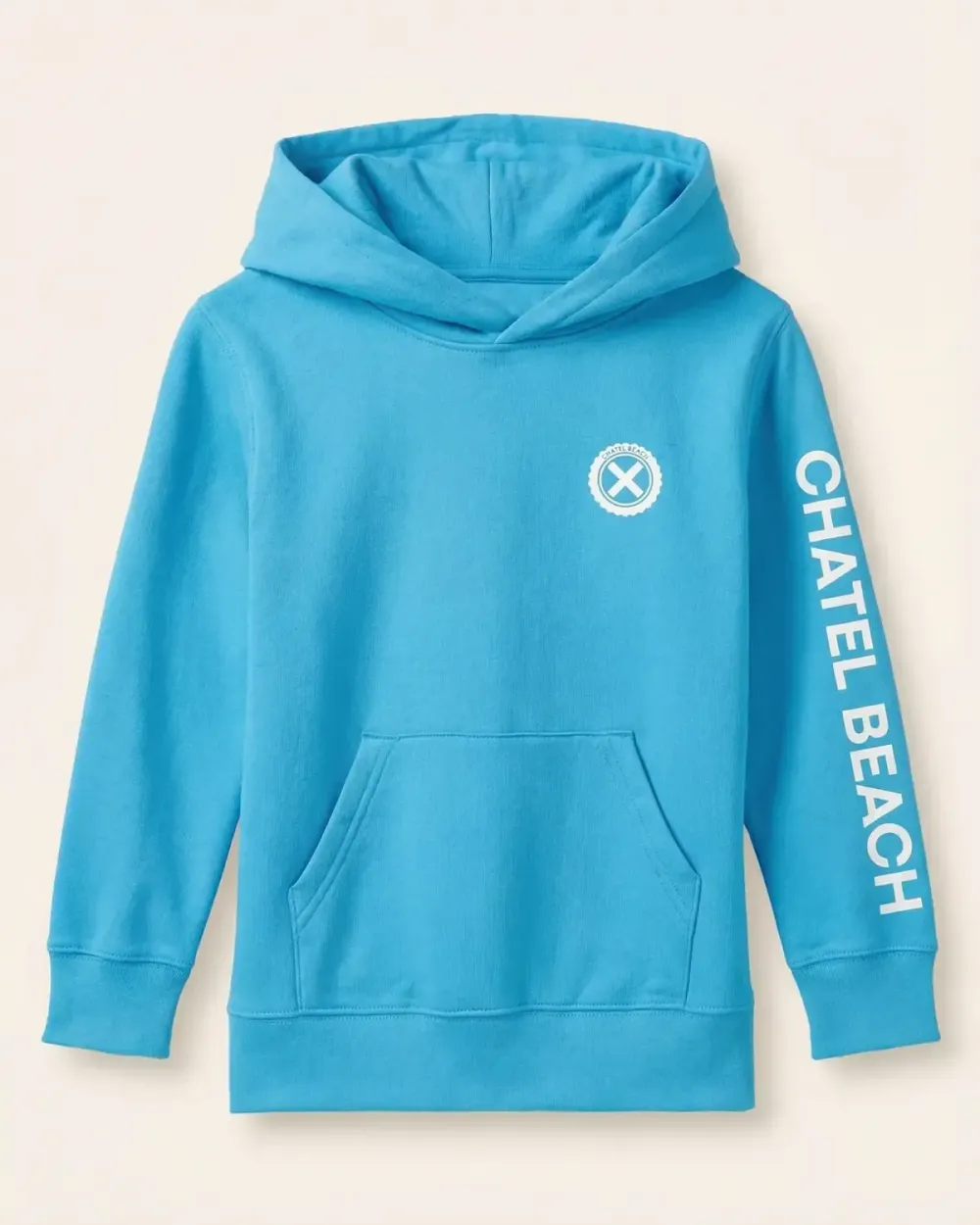 Sweat Enfant Capuche Signature - Coton bio - Chatel Beach