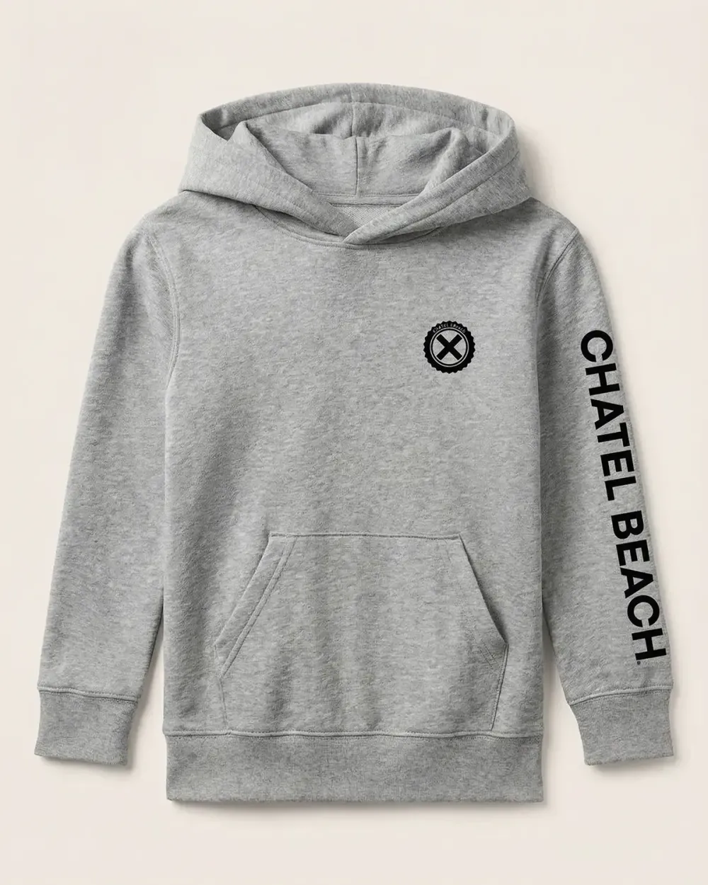 Sweat Enfant Capuche Signature - Coton bio - Chatel Beach