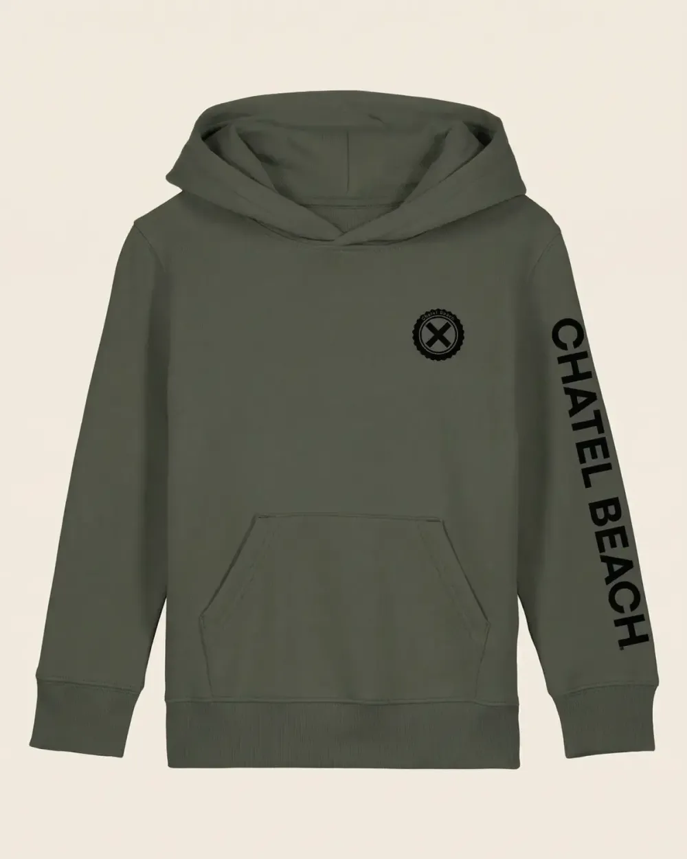 Sweat Enfant Capuche Signature - Coton bio - Chatel Beach