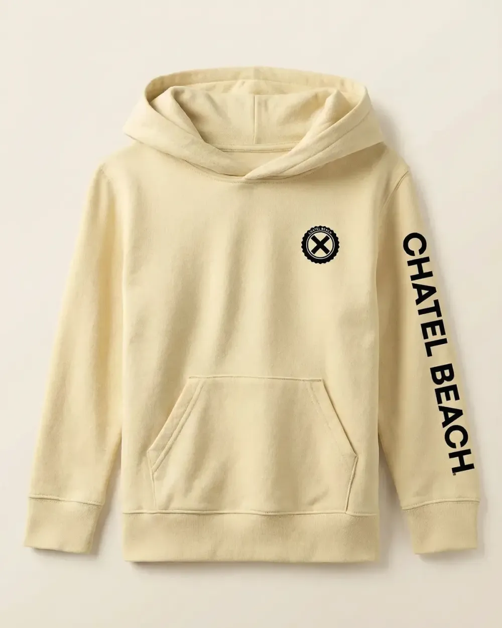 Sweat Enfant Capuche Signature - Coton bio - Chatel Beach