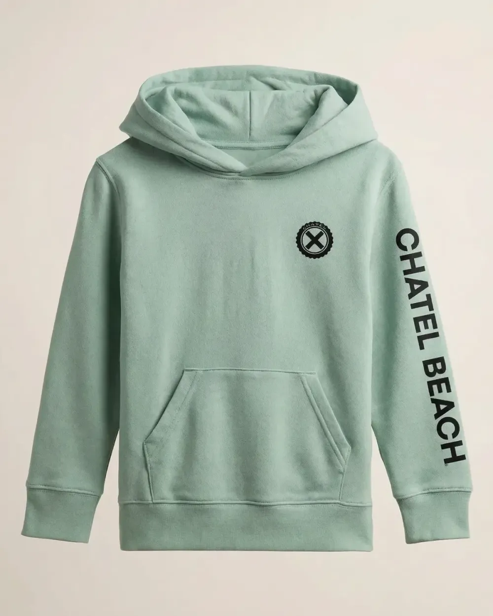 Sweat Enfant Capuche Signature - Coton bio - Chatel Beach