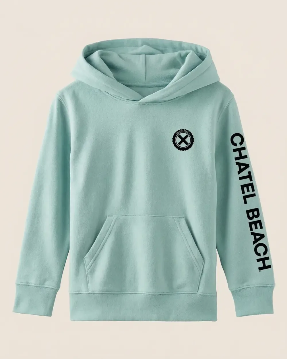 Sweat Enfant Capuche Signature - Coton bio - Chatel Beach
