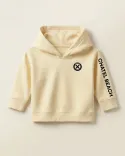 Sweat Bébé Capuche "Signature Noire"