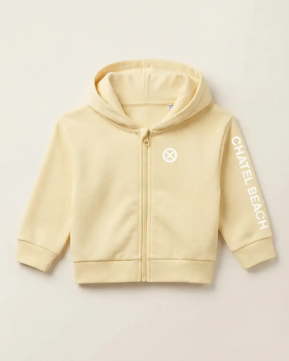 Veste Bébé Zippée "Signature Blanche"