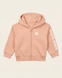 Veste Bébé Zippée "Signature Blanche"