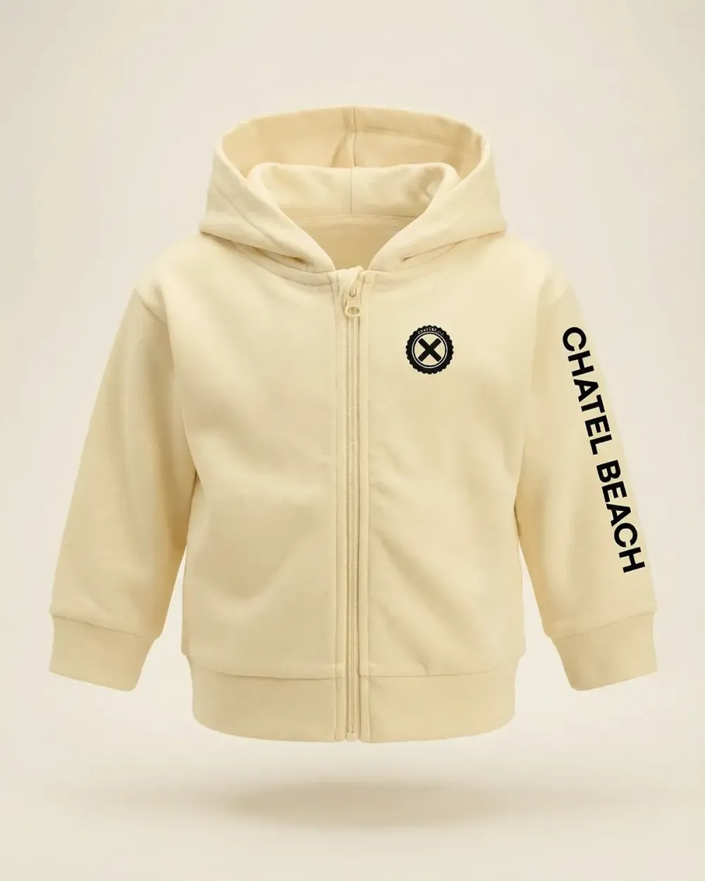 Veste Bébé Zippée "Signature Noire"