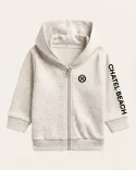 Veste Bébé Zippée "Signature Noire"
