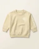 Sweat Bébé Col Rond "Signature Blanche"