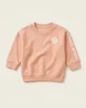 Sweat Bébé Col Rond "Signature Blanche"