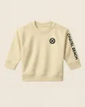 Sweat Bébé Col Rond "Signature Noire"