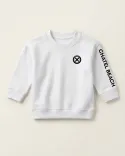 Sweat Bébé Col Rond "Signature Noire"