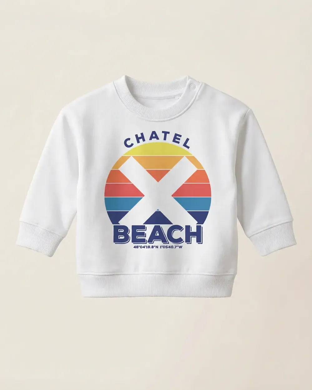 Sweat Bébé "Sunset" Col Rond