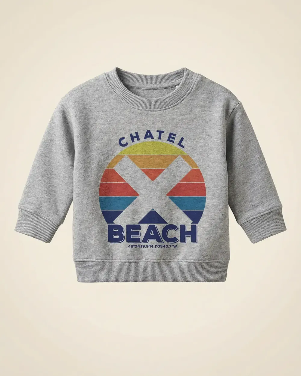 Sweat Bébé "Sunset" Col Rond