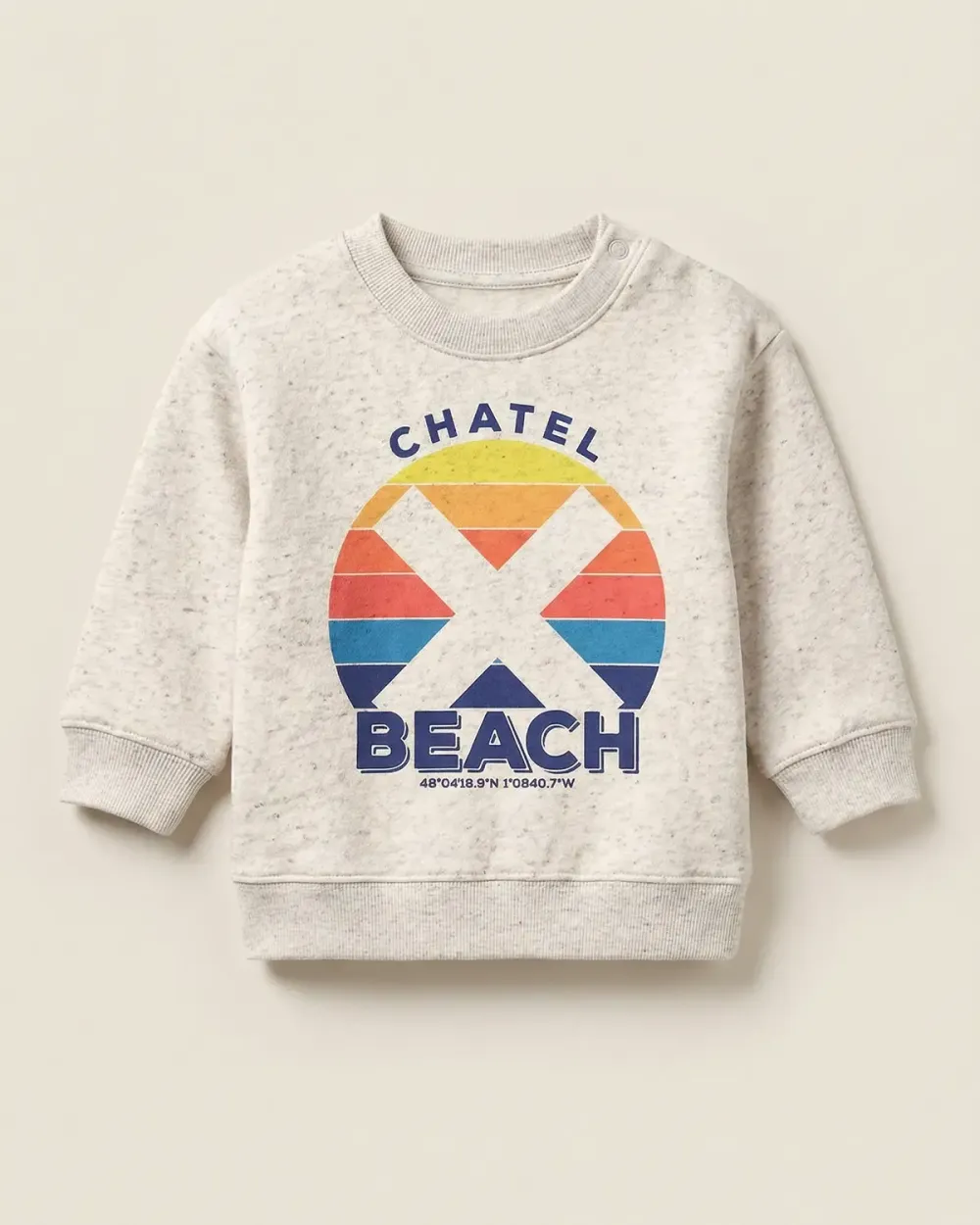 Sweat Bébé "Sunset" Col Rond