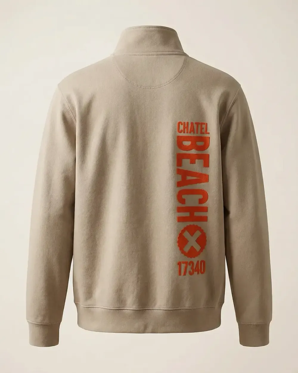 Veste Zippée Col Montant "Vertical" Feutrine