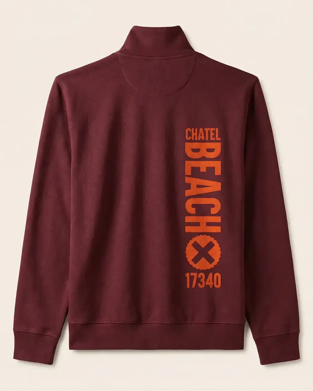 Veste Zippée Col Montant "Vertical" Feutrine